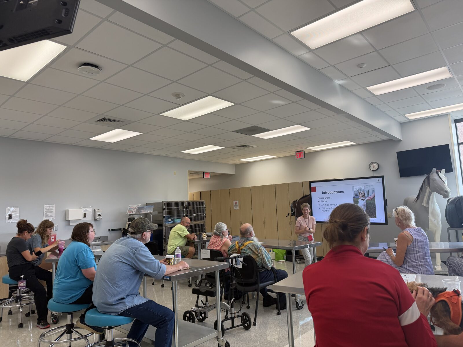 Dr. Schmidt teaches clients about operant conditioning at home; Click Treat Repeat; July 2026